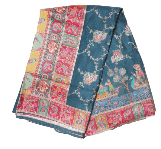 Exquisite Silk Saree with Traditional Motifs
