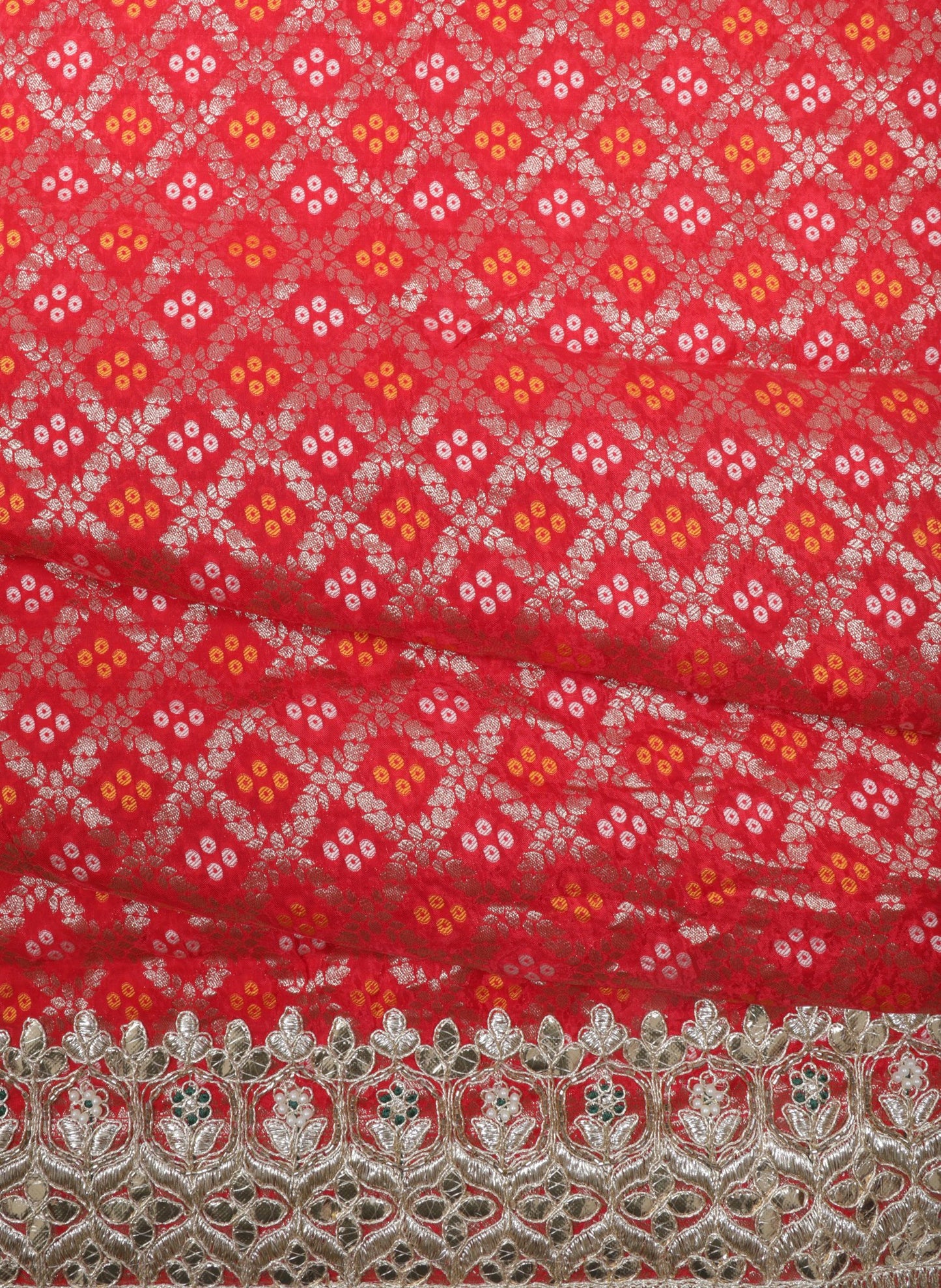 Red Banarasi Silk Saree with Intricate Zari Work